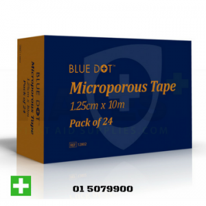 Blue Dot Microporous Tape 1.25cm x 10m Pack of 24