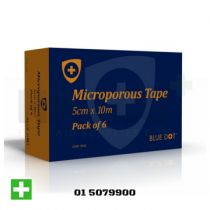 Blue Dot Microporous Tape 5cm x 10m Pack of 6