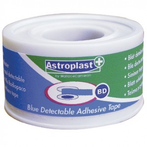 Blue Detectable Tape 2.5cm x 5m
