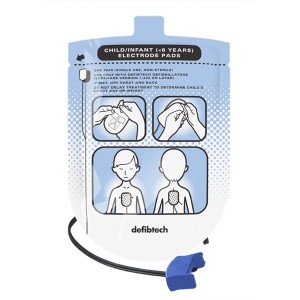 Defibtech Lifeline AED Paediatric Defibrillation Electrode Pads 