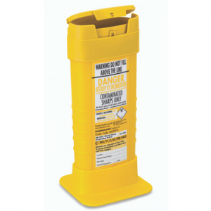 BioSafe Biohazard 0.6 Litre Sharps Disposal Container