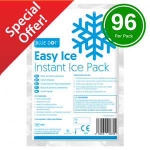 Blue Dot Easy Ice Multilingual Instant Ice Pack (96) OFFER