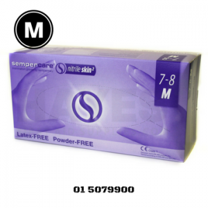 Sempercare® Nitrile Skin² Gloves Powder Free MEDIUM (200) Box